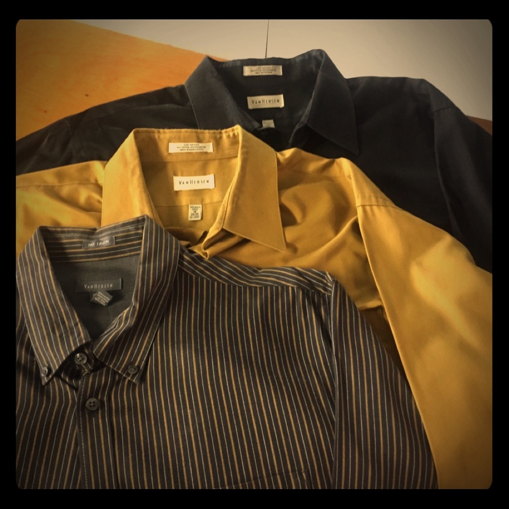 Stafford dress shirts 3 pack